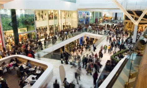 Shopping centre disinfection